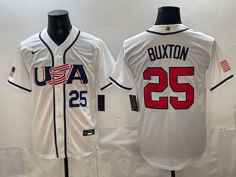 Men 2026 World cup white MLB Nike jersey 009->->MLB Jersey